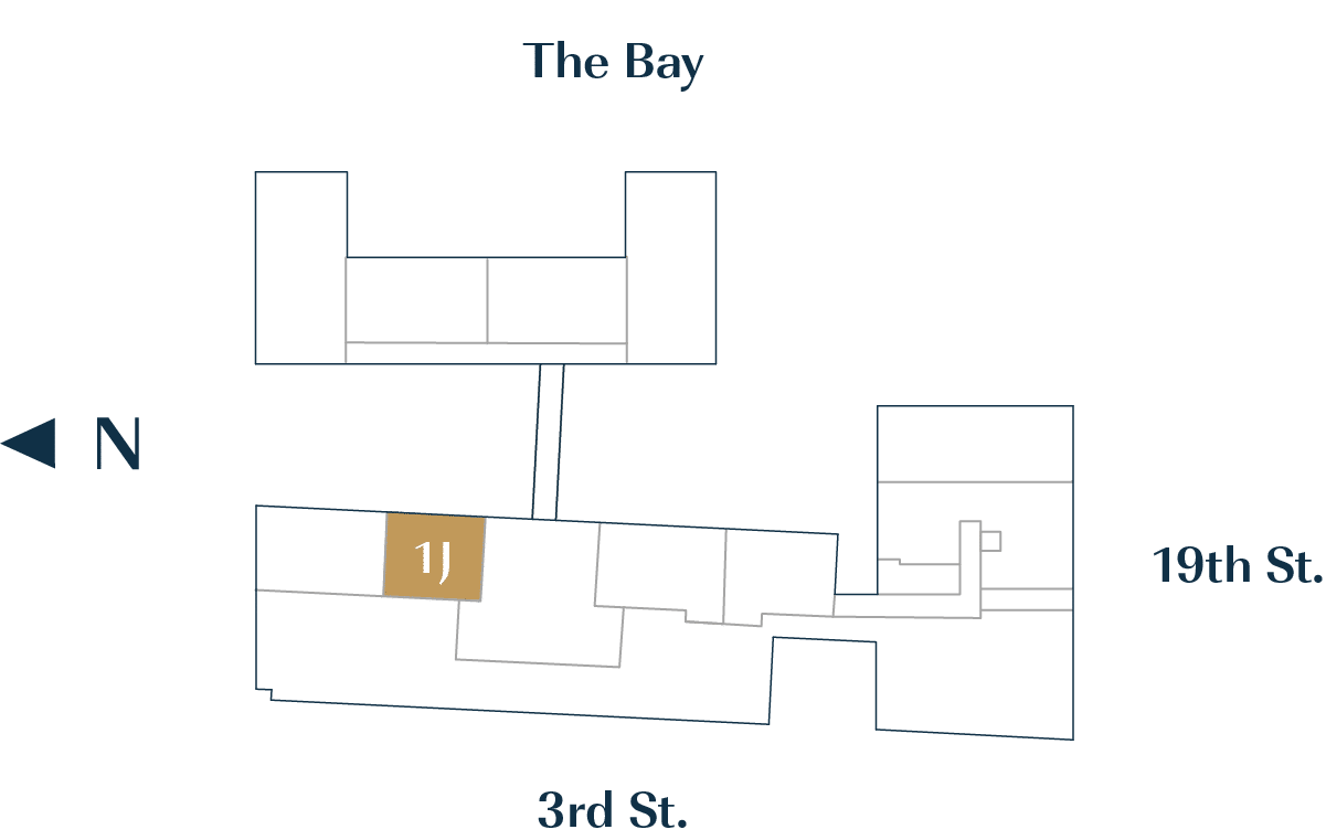 Residence IJ luxury condo floor plan in San Francisco Dogpatch