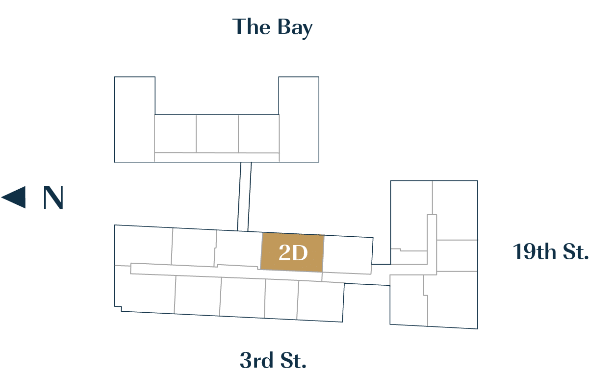 Residence SD luxury condo floor plan in San Francisco Dogpatch